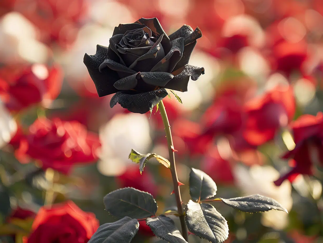 Poésie : signification profonde de la rose noire